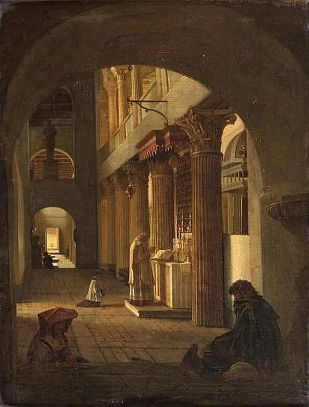 La messe à San Lorenzo fuori le mura, Roma